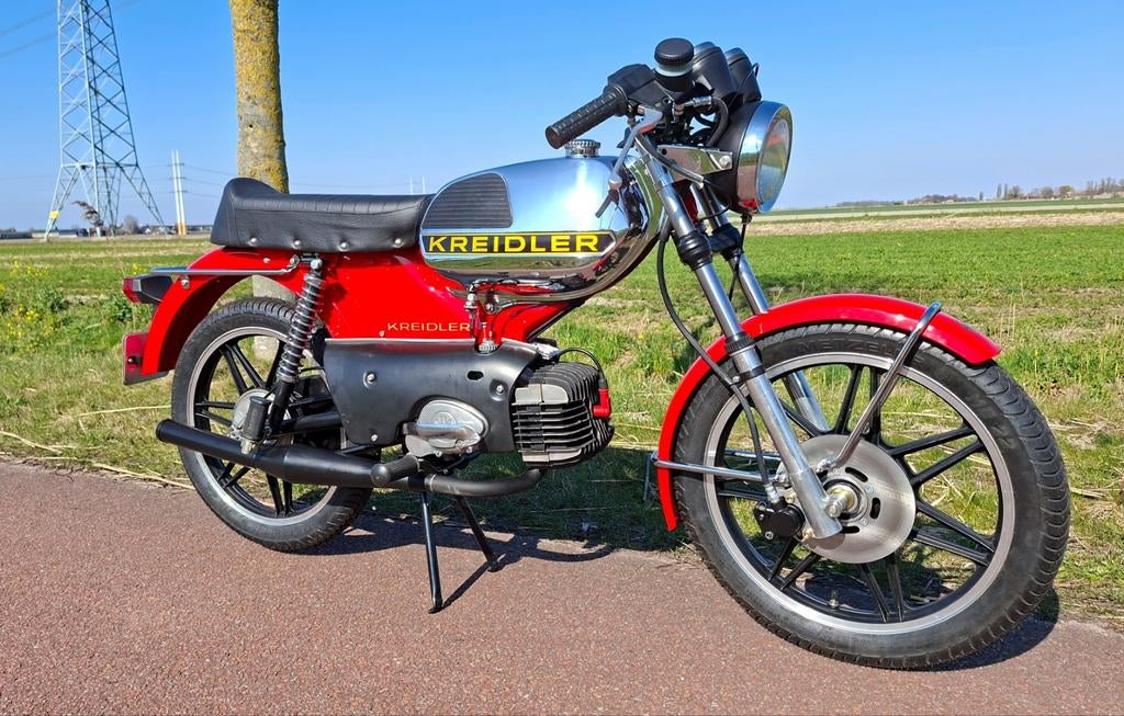 Kreidler RS PvdG model op brommerkenteken., Fietsen en Brommers, Ophalen