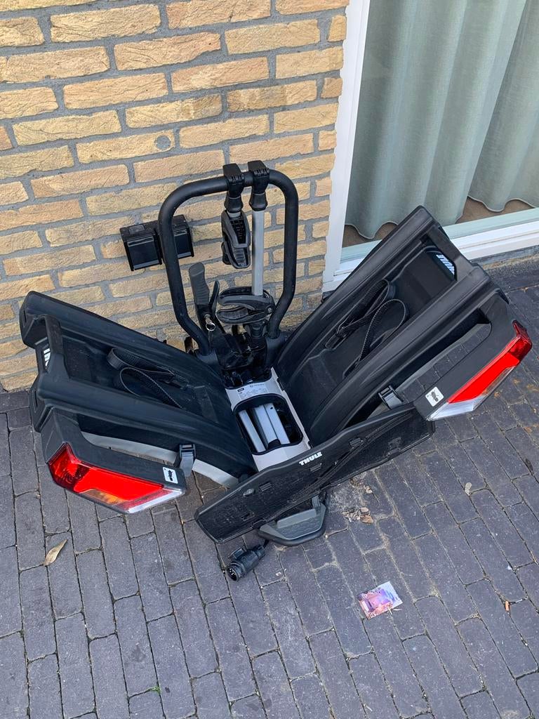 Thule Easyfold 933XT fietsendrager, Ophalen, Gebruikt, 2 fietsen, Trekhaakdrager