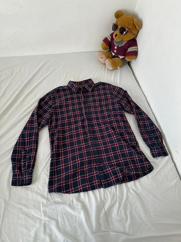 9th Avenue flannel shirt, Ophalen of Verzenden, Zo goed als nieuw, Blauw, Halswijdte 39/40 (M)