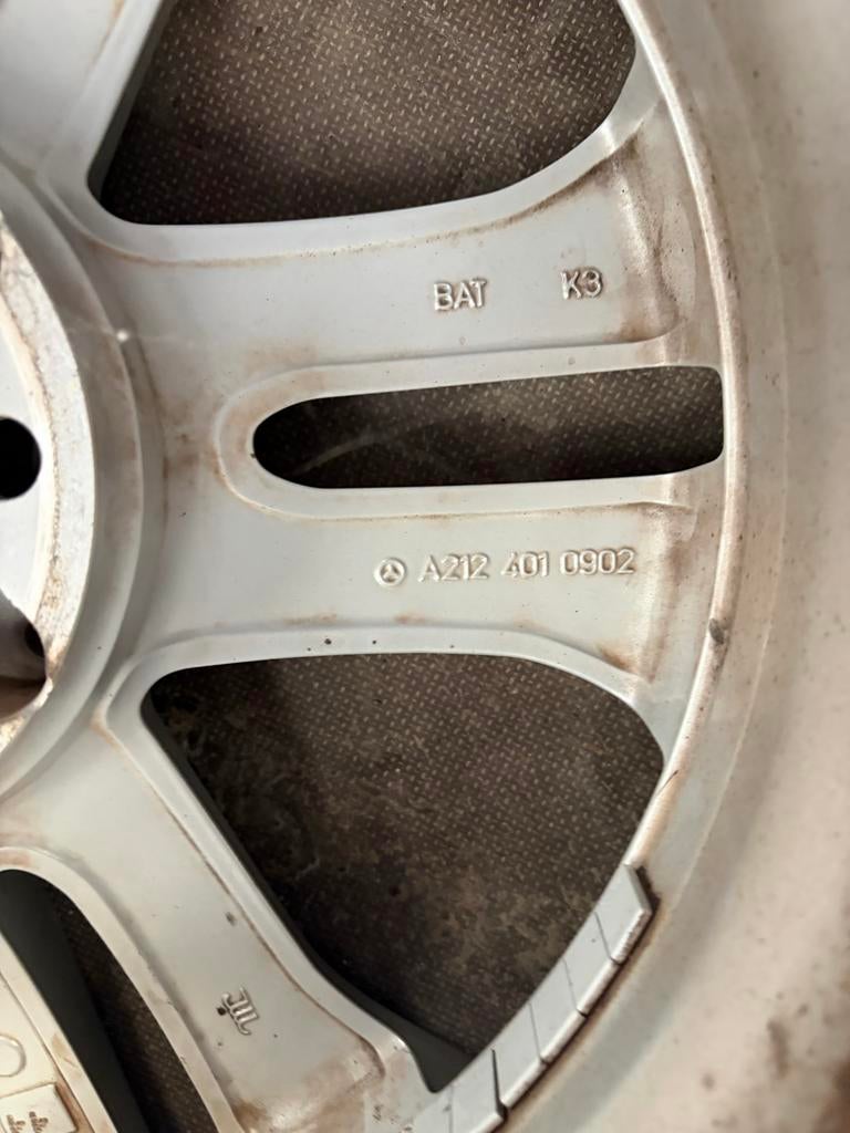 Mercedes velgen met Michelin Pilot Alpin banden, Auto-onderdelen, Banden en Velgen, Ophalen, Banden en Velgen, 17 inch, Winterbanden