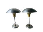 Set van 2 ikea vintage ufo tafellampen mushroom lampen, Huis en Inrichting, Lampen | Tafellampen, Ophalen of Verzenden, Metaal