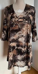 Magna bruintinten A-line tuniek maat 46/48[v]