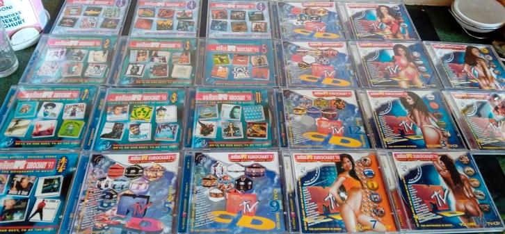 Braun MTV eurochart cd's..., Cd's en Dvd's, Cd's | Verzamelalbums, Gebruikt, Pop, Ophalen