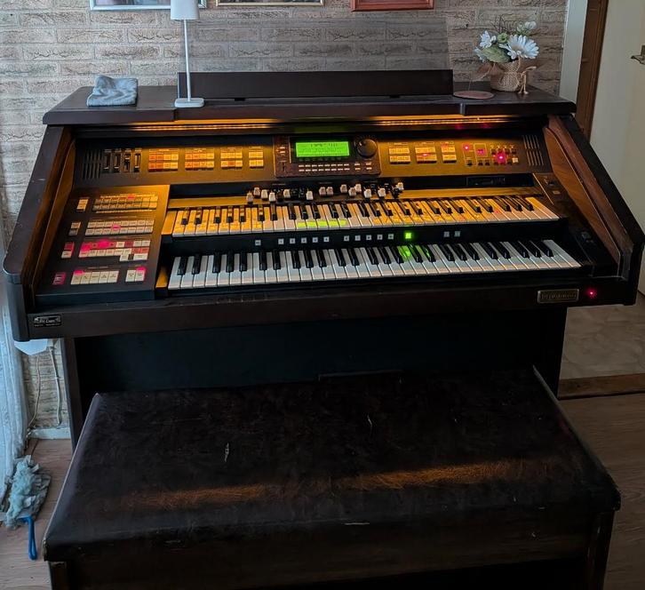 electronisch orgel Hammond, Muziek en Instrumenten, Orgels, Gebruikt, Hammondorgel, 2 klavieren, Ophalen