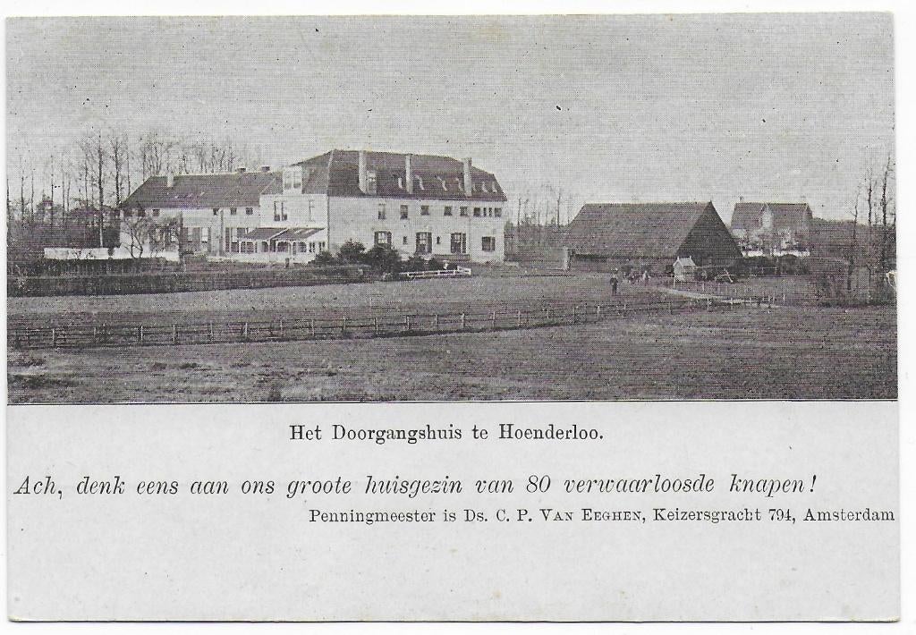 Doorgangshuis te Hoenderloo Ongelopen Ansichtkaart ( B7250, Ophalen of Verzenden, 1960 tot 1980, Ongelopen