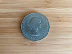 Winston Churchill Elizabeth II munt 1965, Postzegels en Munten, Ophalen of Verzenden, Overige landen, Losse munt