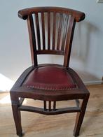 6 eetkamerstoelen, vol hout, Ophalen, Bruin, Hout