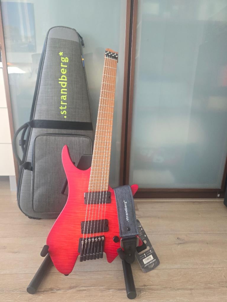 Strandberg Boden Original NX 7 - Red Sunburst, Ophalen, Nieuw, Solid body, Overige merken