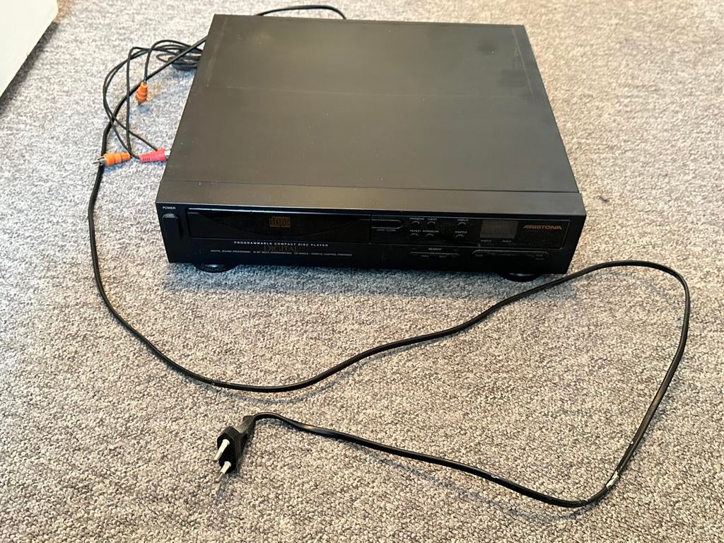Aristona CD Speler Met Afstandsbediening Vintage, Ophalen of Verzenden, Zo goed als nieuw, Dvd-speler, Philips