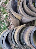 Dakpannen Nokvorsten voor een tuin afdakje/houtstek, Gebruikt, Steen of Klei, Ophalen of Verzenden, Minder dan 5 m²