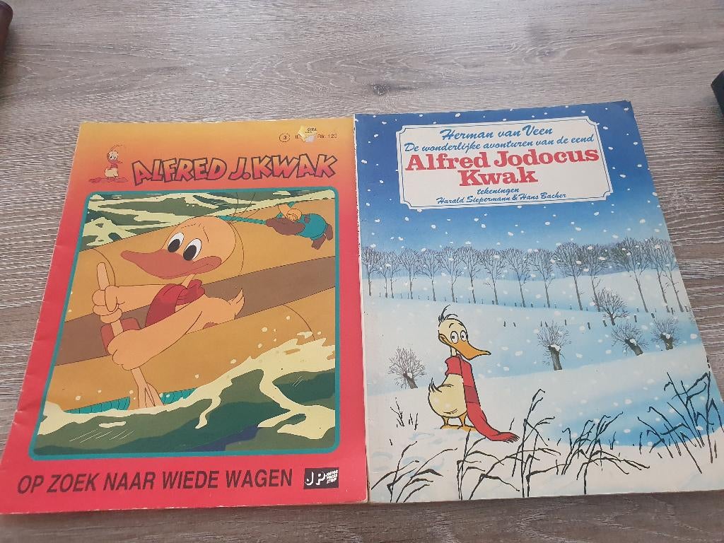 Alfred Jodocus Kwak stripboeken, Boeken, Stripboeken, Gelezen, Ophalen of Verzenden, Herman van Veen, Meerdere stripboeken