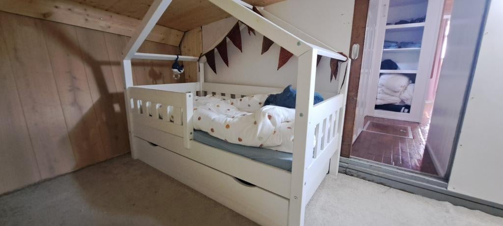 Kinderbedje, Ophalen, Gebruikt, 70 tot 85 cm, Minder dan 140 cm