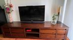 Massief teakhouten tv meubel, H50xB220xD50, Huis en Inrichting, Ophalen, Antiek koloniaal, Teakhout, Zo goed als nieuw