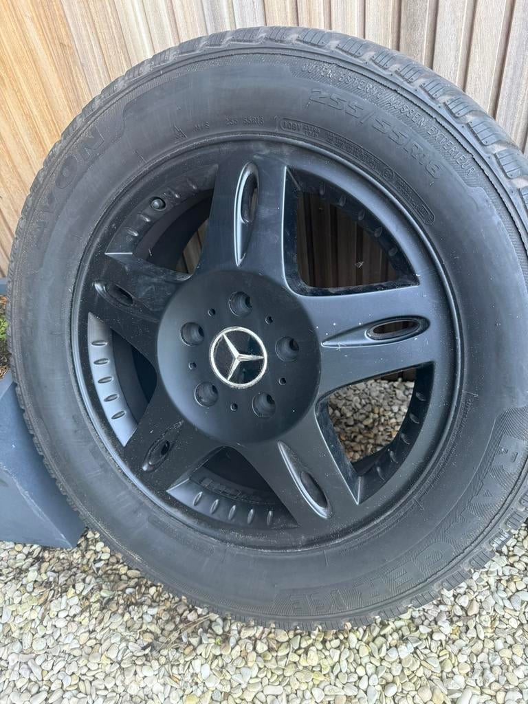 Originele Mercedes G500 velgen set W63 18”, Ophalen, 18 inch, Banden en Velgen, Winterbanden