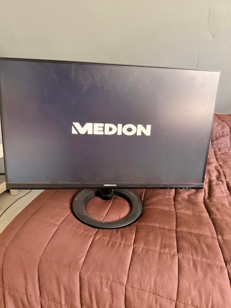 Medion monitor, Computers en Software, Monitoren, Ophalen, Gebruikt, Full HD, 60 Hz of minder