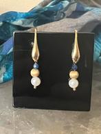 Akoya zoutwater parel saffier geluk balans harmonie uniek, Hangers, Nieuw, Ophalen of Verzenden, Met edelsteen