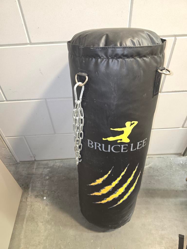 Bruce Lee Bokszak - Zwart, met ketting, Ophalen of Verzenden, Gebruikt, Bokszak