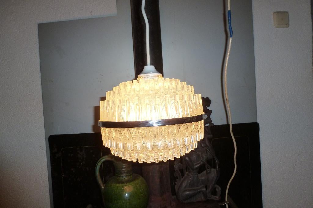 HANGLAMP,SIXTIES,ZEVENTIES,SPACE AGE,UFO,VINTAGE, Kunststof, Gebruikt, Ophalen of Verzenden, SIXTIES,ZEVENTIES,SPACE AGE,UFO,POP,MID-CENTURY