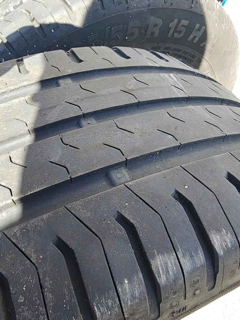2 gebruikte zomerbanden  185/55 R15 H XL, Auto-onderdelen, Banden en Velgen, Ophalen, 15 inch, 185 mm, Band(en)