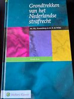 Grondtrekken van het Nederlandse strafrecht 10e druk, Boeken, Studieboeken en Cursussen, Ophalen of Verzenden, Gamma, Nieuw, WO