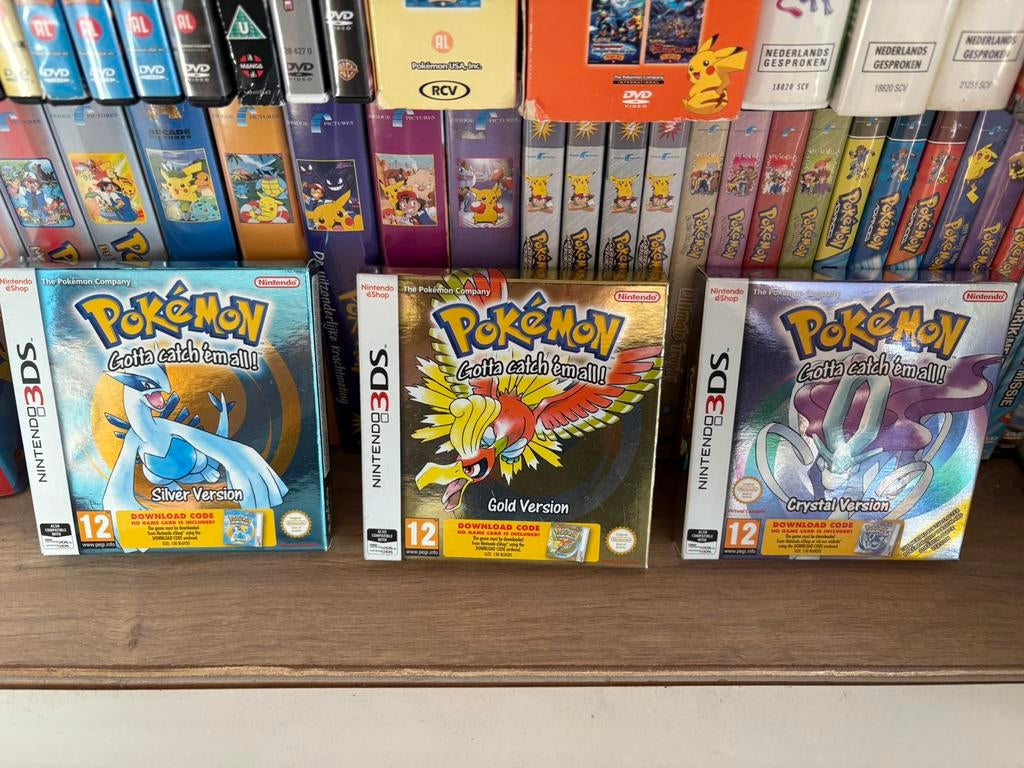 Pokemon Nintendo 3ds games, Gold/silver /crystal, Avontuur en Actie, 1 speler, Ophalen of Verzenden, Zo goed als nieuw