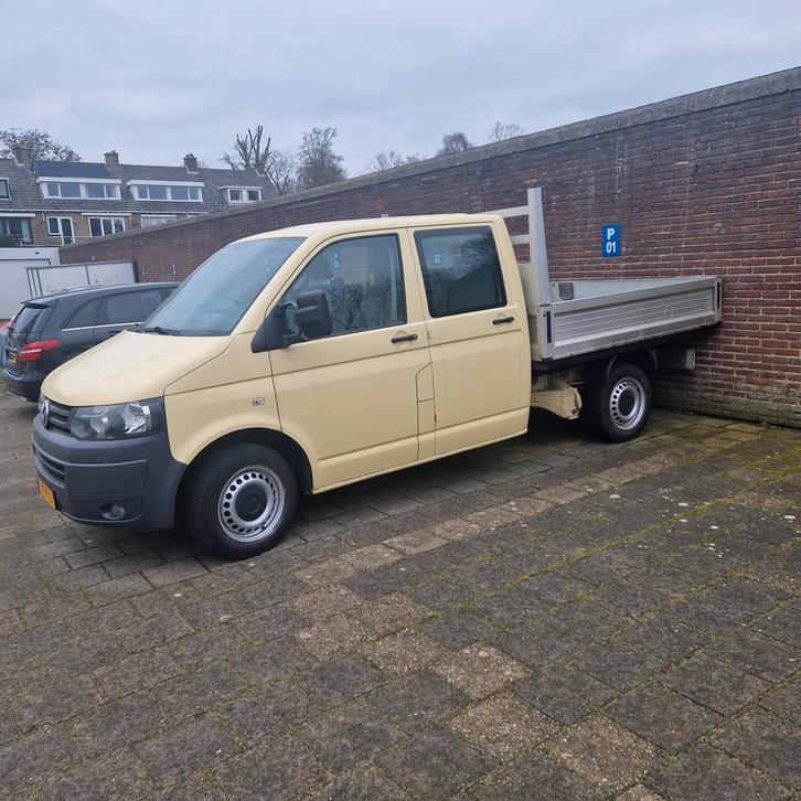 Volkswagen transporter dubbelcabine pick up, Auto's, Volkswagen, Particulier, Overige modellen, Diesel, Euro 5, Ophalen