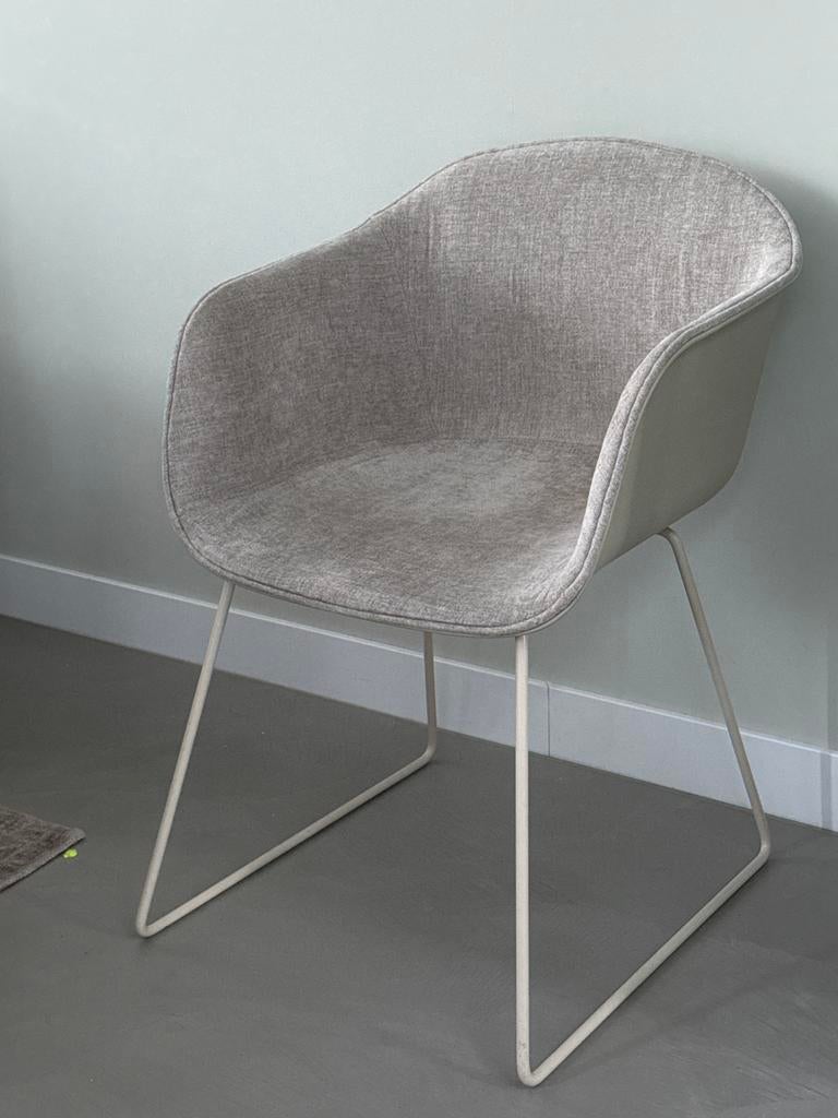 Beige Eetkamerstoel zo goed als nieuw, Overige kleuren, Ophalen of Verzenden, Zo goed als nieuw, Eén