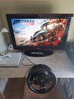 Xbox One + Gaming Stoel, Stuur & TV, Ophalen, Gebruikt, Met 2 controllers, Xbox One