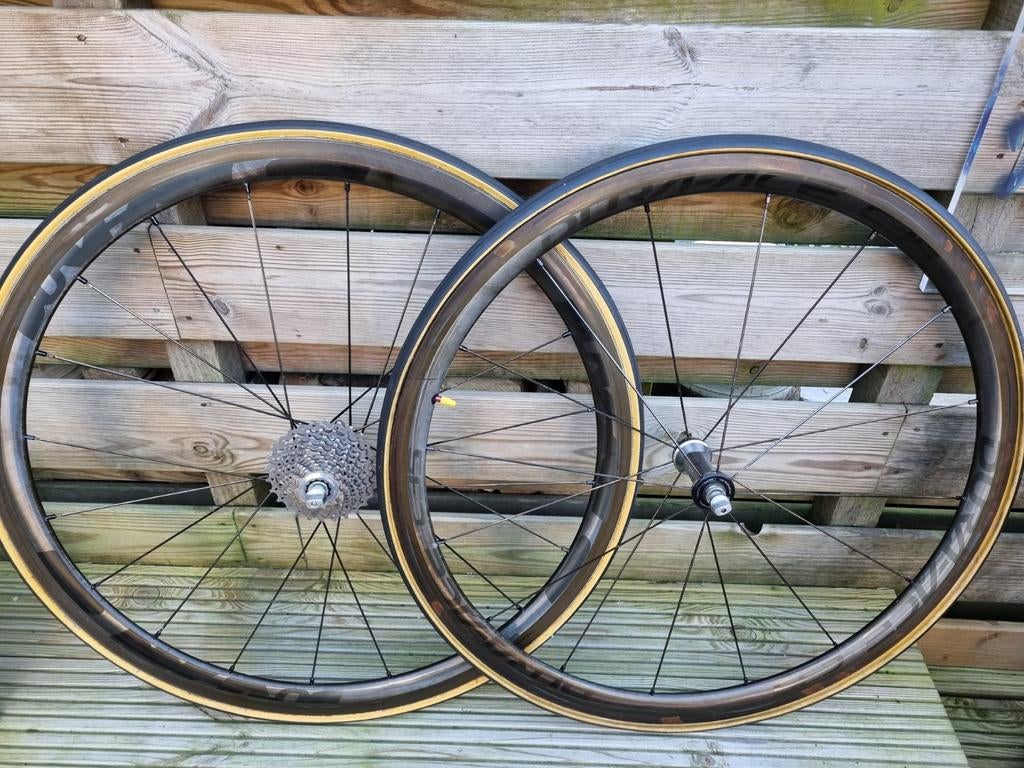 Dura Ace 10-speed wielset met tubes, Gebruikt, Racefiets, Ophalen, Wiel