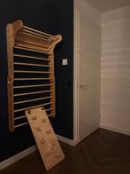 Houten Klimrek (Pikler driehoek) met glijbaan/klimplank, Ophalen, Zo goed als nieuw, Klimwand