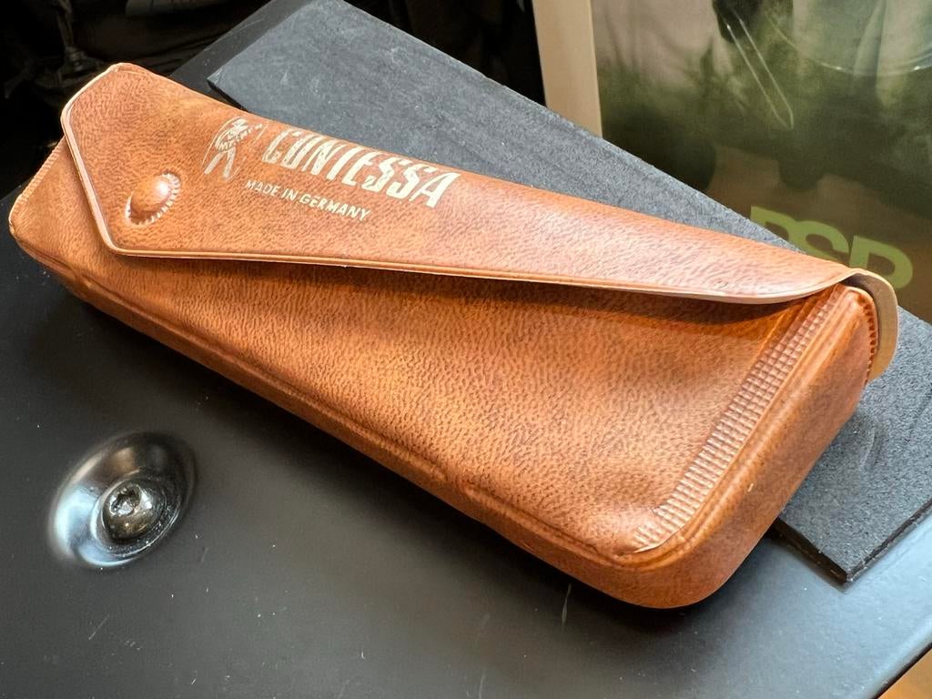 Vintage Hohner Contessa mondharmonica, Ophalen of Verzenden, Gebruikt, Met koffer of doosje