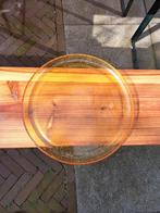 Okergele vaas, schaal en grote opbergkist set, Ophalen, Gebruikt