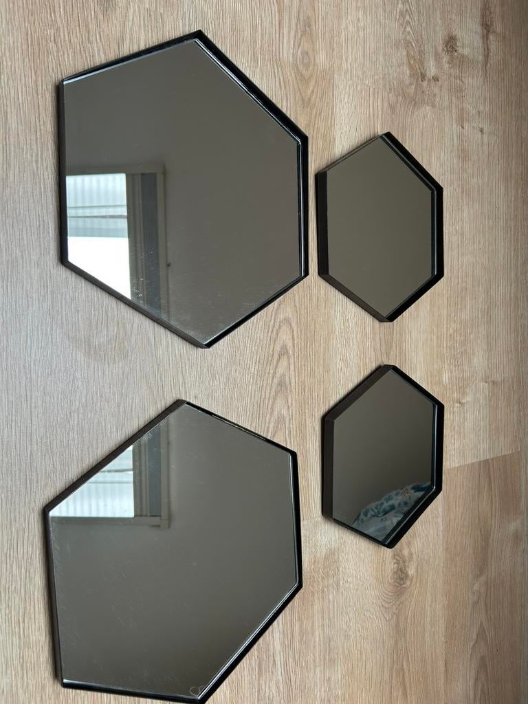 Hexagon spiegels, Ophalen, Minder dan 50 cm, Zo goed als nieuw, Minder dan 100 cm