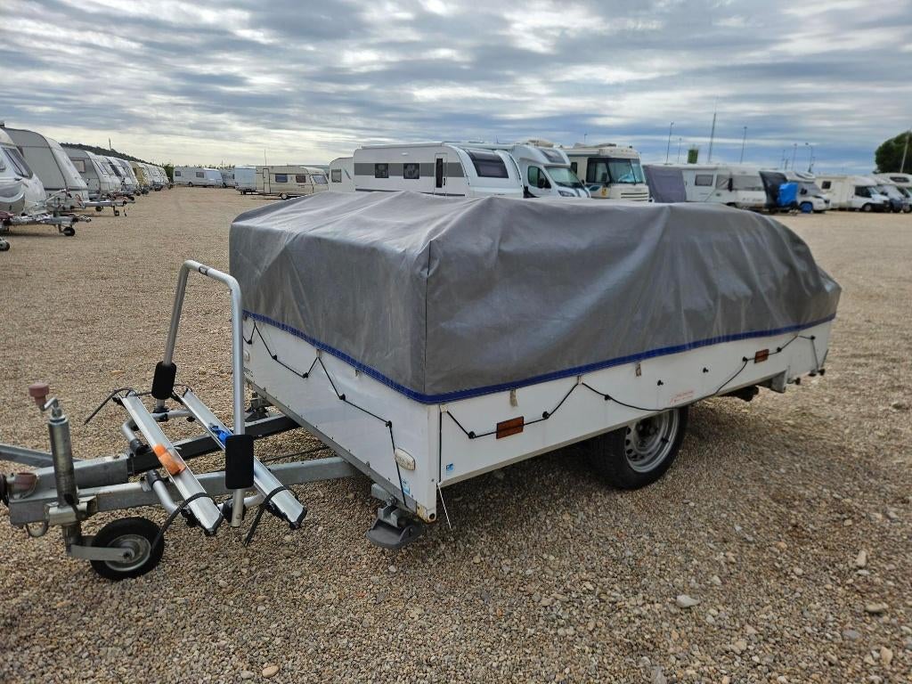 Jamet Jametic vouwwagen 123system outdoor bj 2015  in spanje, Caravans en Kamperen, Vouwwagens, Ophalen, Meerkleurig, Aanwezig