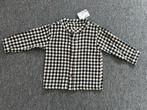Geruite blouse overhemd zwart/wit maat 86, Ophalen of Verzenden, Nieuw, Jongetje of Meisje, Overhemdje of Bloesje