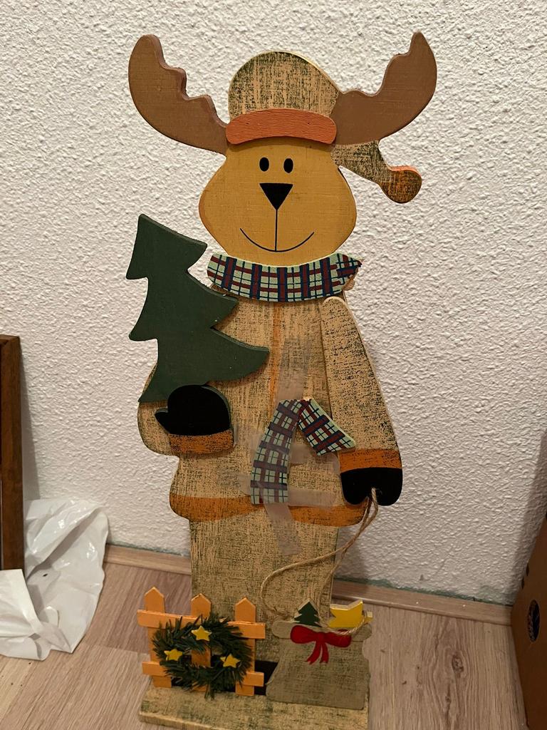 Houten kerstornamenten, Ophalen of Verzenden