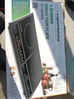 Esperanza 2-pits inductie kookplaat, Witgoed en Apparatuur, Kookplaten, Ophalen, 3 kookzones of minder, Zo goed als nieuw, Inductie