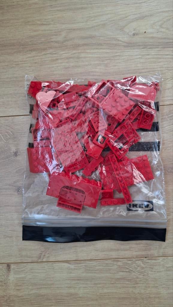 Lego rode onderdelen, divers, Ophalen of Verzenden
