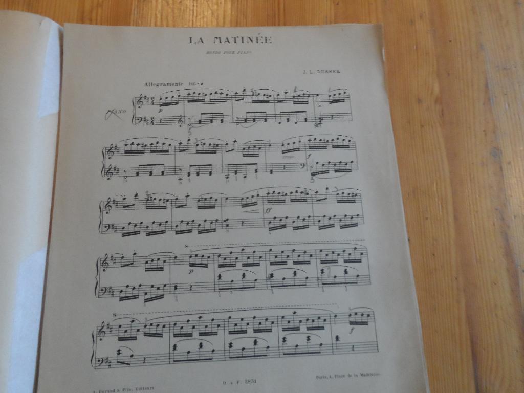 Dussek - la matinee, Gebruikt, Ophalen of Verzenden, Artiest of Componist, Piano