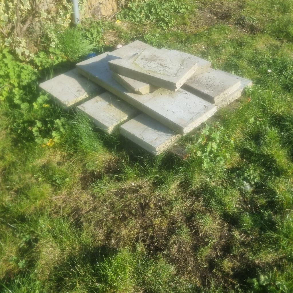 Stoepbandjes, Ophalen, Steen of Klei, Minder dan 5 m², Dakpannen