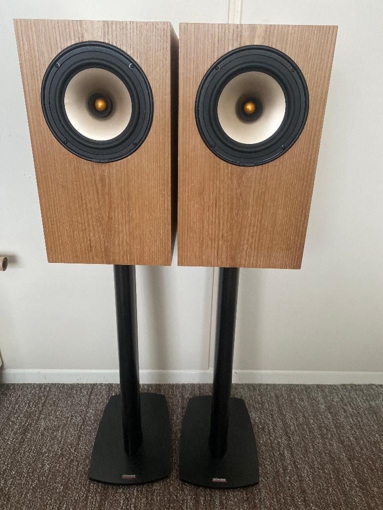 Fullrange Monitors incl stands, Gebruikt, Minder dan 60 watt, Front, Rear of Stereo speakers, Ophalen