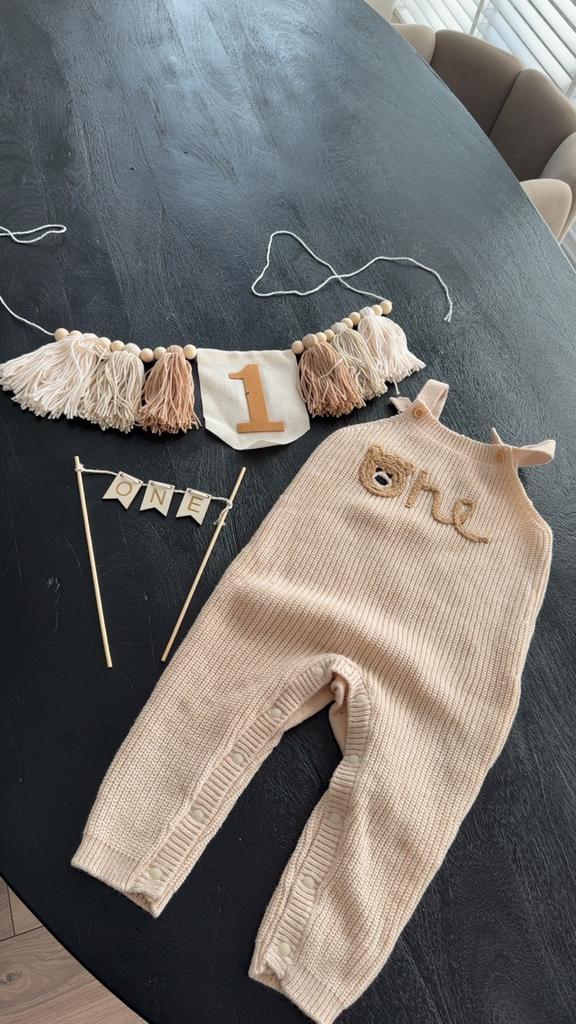 Cake smash outfit One, Ophalen of Verzenden, Zo goed als nieuw, Jongetje of Meisje