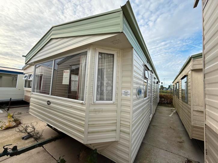 ABI brisbane Pannendak 370 x 11m/2 slk/douche/wc +Gebracht, Caravans en Kamperen, Stacaravans, tot en met 4, Ophalen of Verzenden