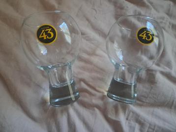 Likeur 43 Glazen - Amper Gebruikt! beschikbaar voor biedingen