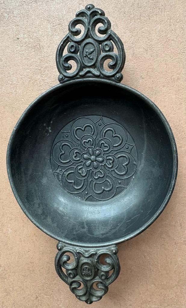 Tinnen brandewijn schaaltje, FOCA, Antiek en Kunst, Antiek | Tin, Ophalen of Verzenden