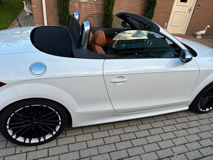Audi TTS Wit baseball interieur 2008, Auto's, Audi, Particulier, TT, Benzine, D, Cabriolet, Automaat, Geïmporteerd, Wit, Bruin