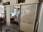 Schuifdeuren, 3-delig met of zonder kastindeling. 1 spiegel, Huis en Inrichting, Overige materialen, Strak en praktisch, 200 cm of meer