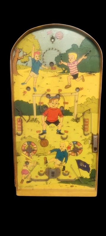 Vintage 50s,60s flipper/knikkerspel, ca.62 x 32 cm groot beschikbaar voor biedingen