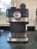 Espresso Machine Silvercrest - Zo goed als nieuw!, Ophalen, Afneembaar waterreservoir, Espresso apparaat, Gemalen koffie