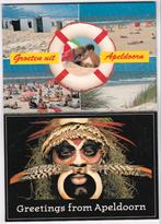 Leporello van 8 fantasie ansichten-afb.Groeten uit Apeldoorn, Verzamelen, Ansichtkaarten | Themakaarten, Verzenden, 1980 tot heden